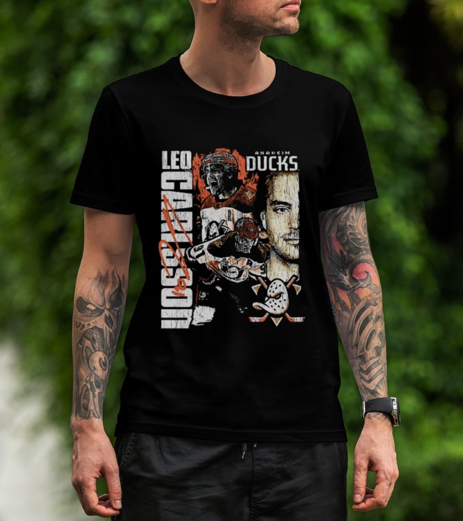 Leo Carlsson Anaheim Ducks Hockey 2026 T-Shirt