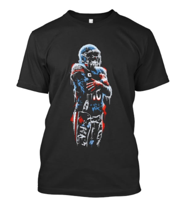 Caleb Williams Chicago Bears Number 13 Icy Frozen Effect T-Shirt