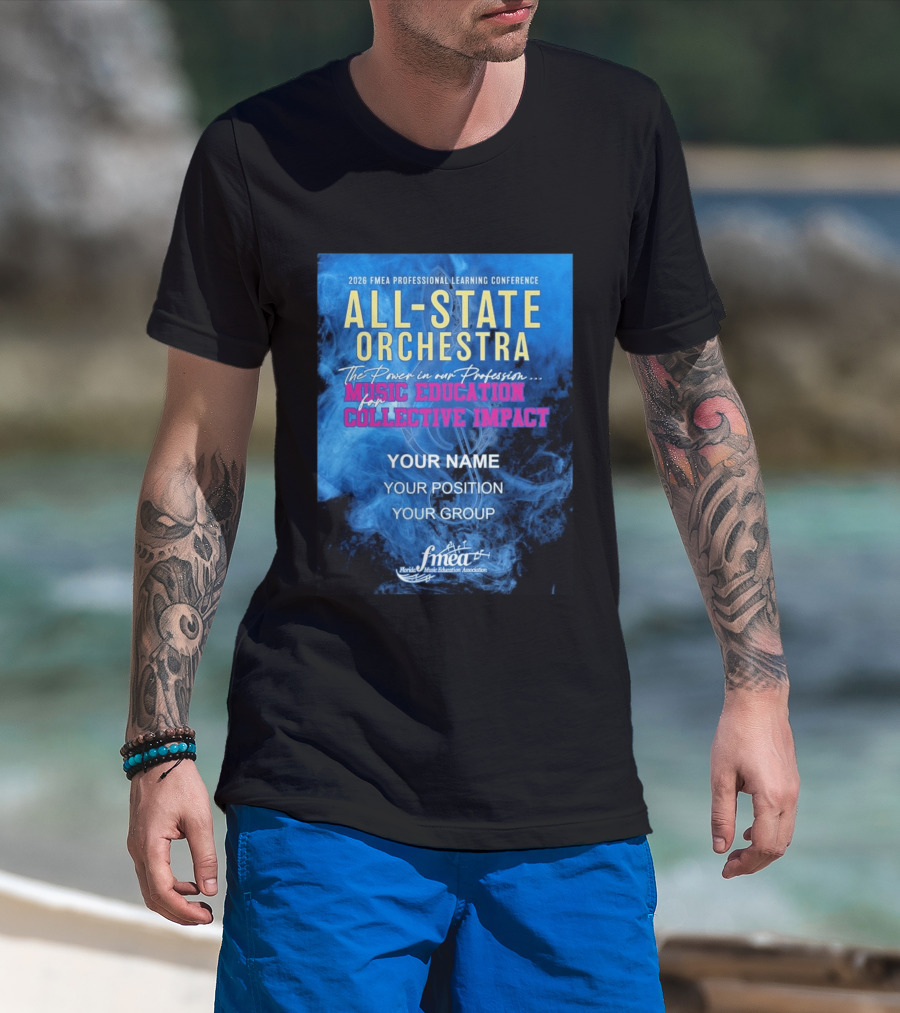 2026 FMEA Professional Learning Conference All State Orchestra Music Education For Collective Impact T-Shirt