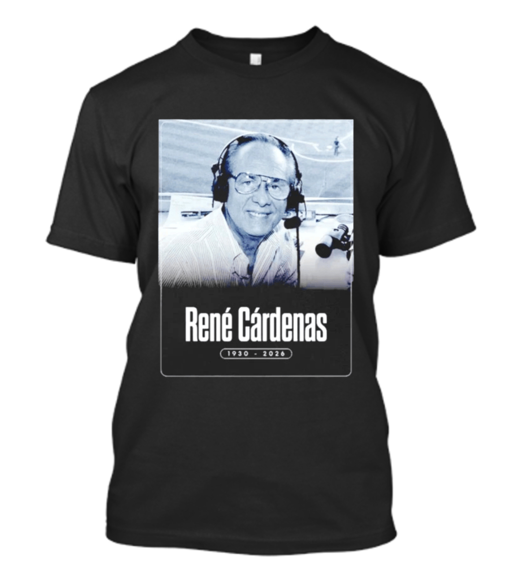 Rene Cardenas 1930 2026 Celebrating Legacy In Broadcasting T-Shirt