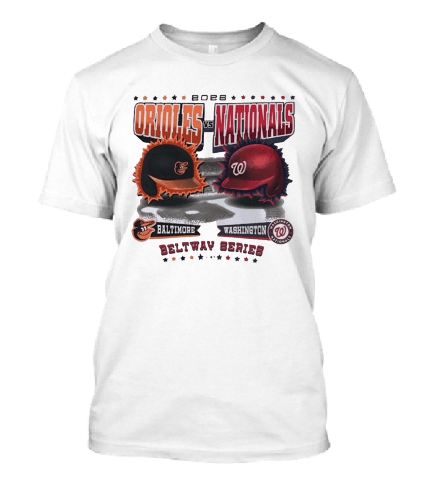 2026 Baltimore Orioles Vs Washington Nationals Beltway Series T-Shirt