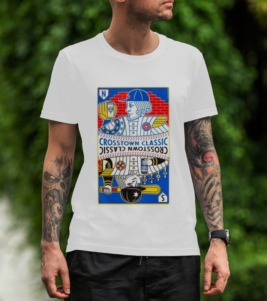 Crosstown Classic Series Card Chicago Cubs Vs Chicago White Sox T-Shirt