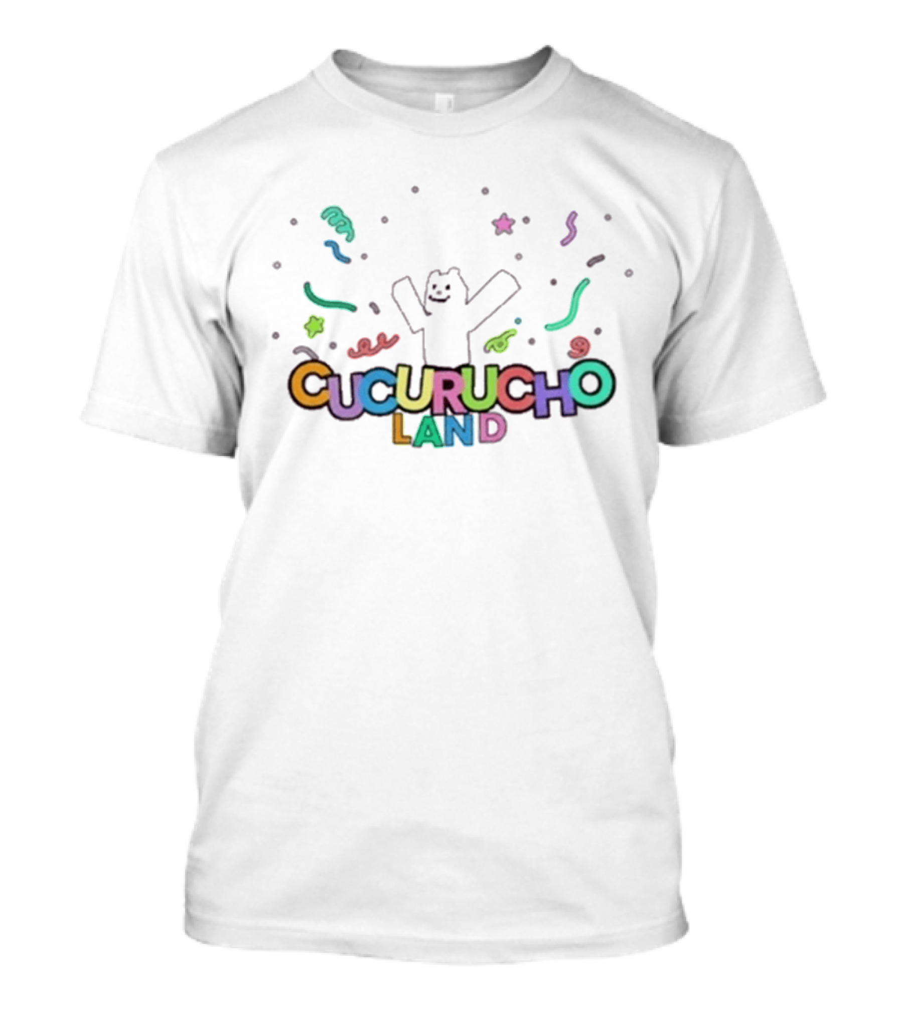 QSMP Cucurucho Land Rainbow Character Celebration T-Shirt
