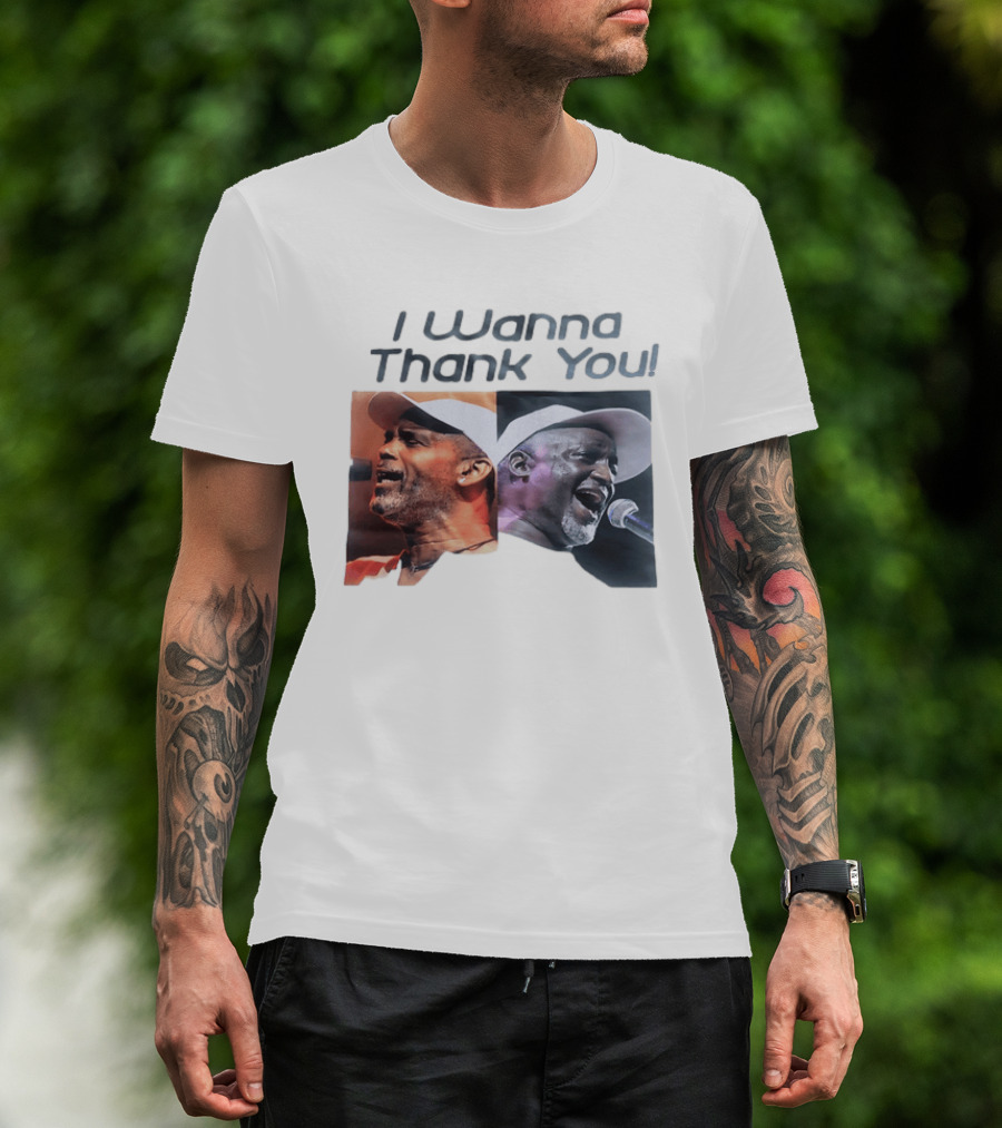 I Wanna Thank You Frankie Beverly Soul Music Legend Live Performance T-Shirt