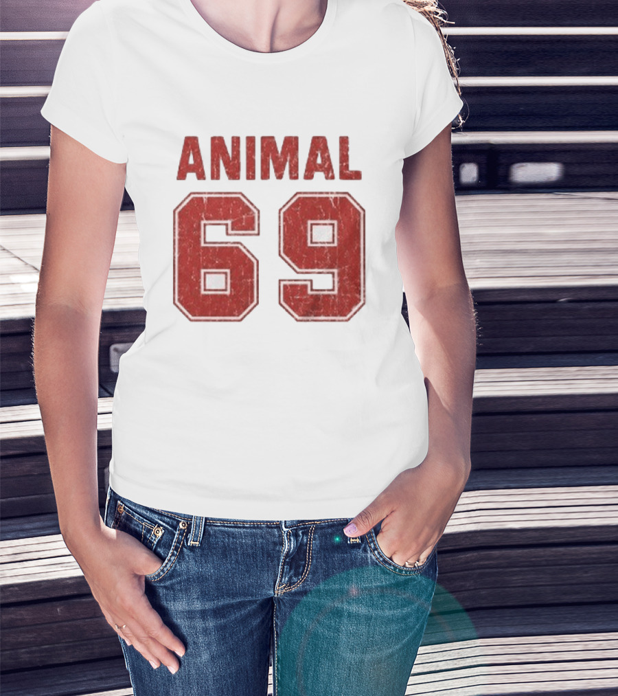 Justin Bieber Animal 69 Retro Jersey T-Shirt