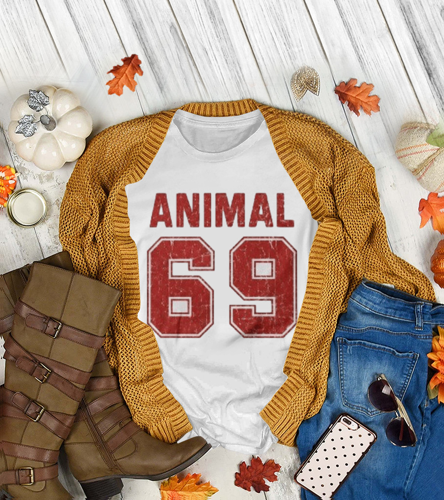 Justin Bieber Animal 69 Retro Jersey T-Shirt