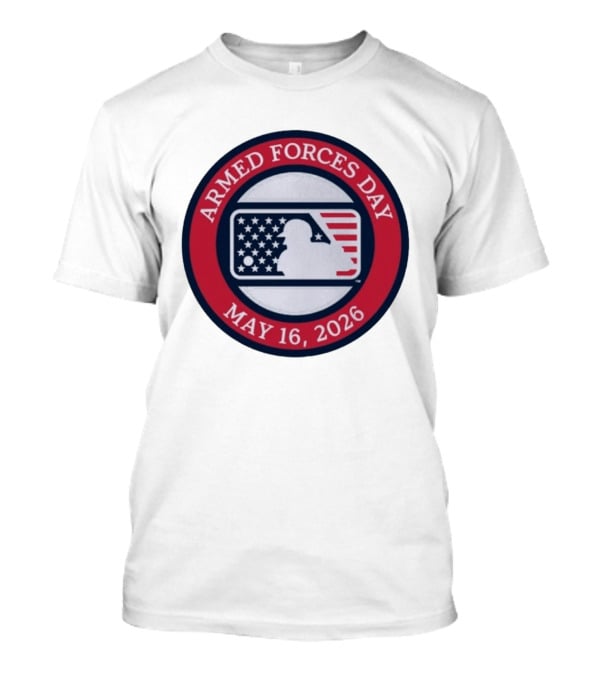 MLB Armed Forces Day May 16 2026 Stars And Stripes Circle T-Shirt
