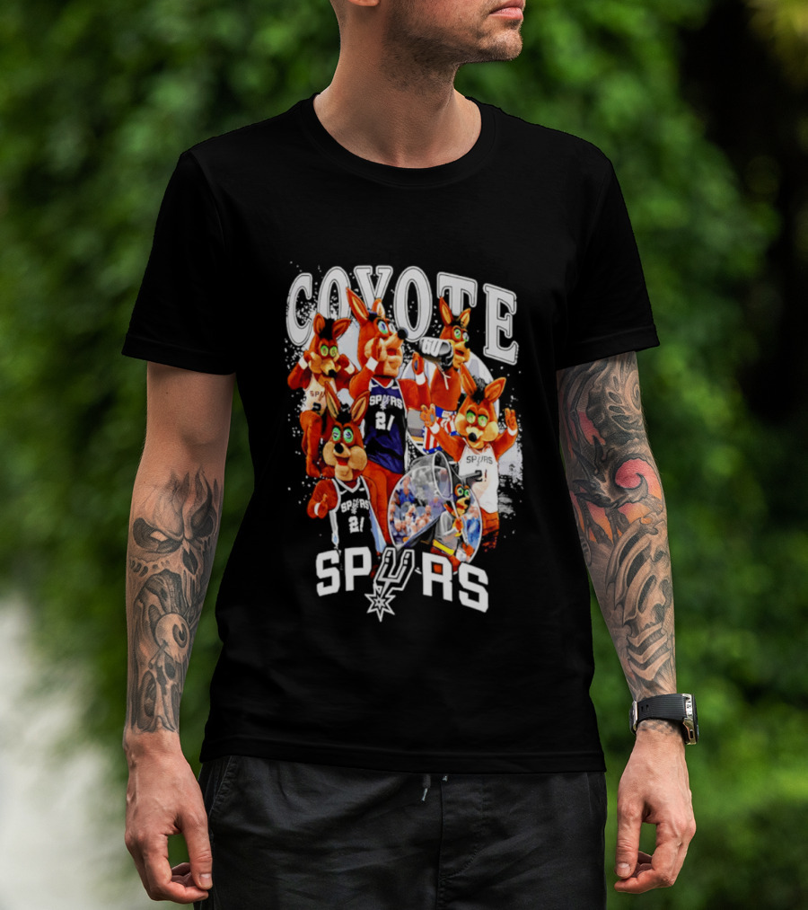 San Antonio Spurs Coyote Basketball Icons Spurs T-Shirt