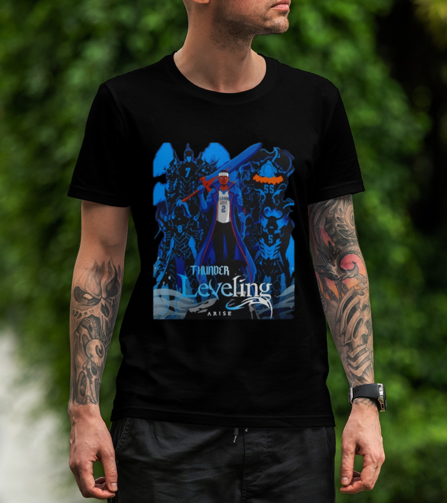 Thunder Leveling Solo Leveling Arise Oklahoma City T-Shirt