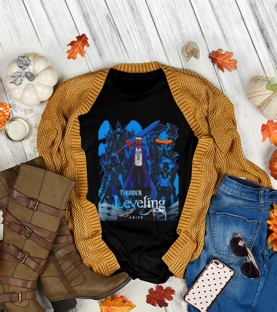 Thunder Leveling Solo Leveling Arise Oklahoma City T-Shirt