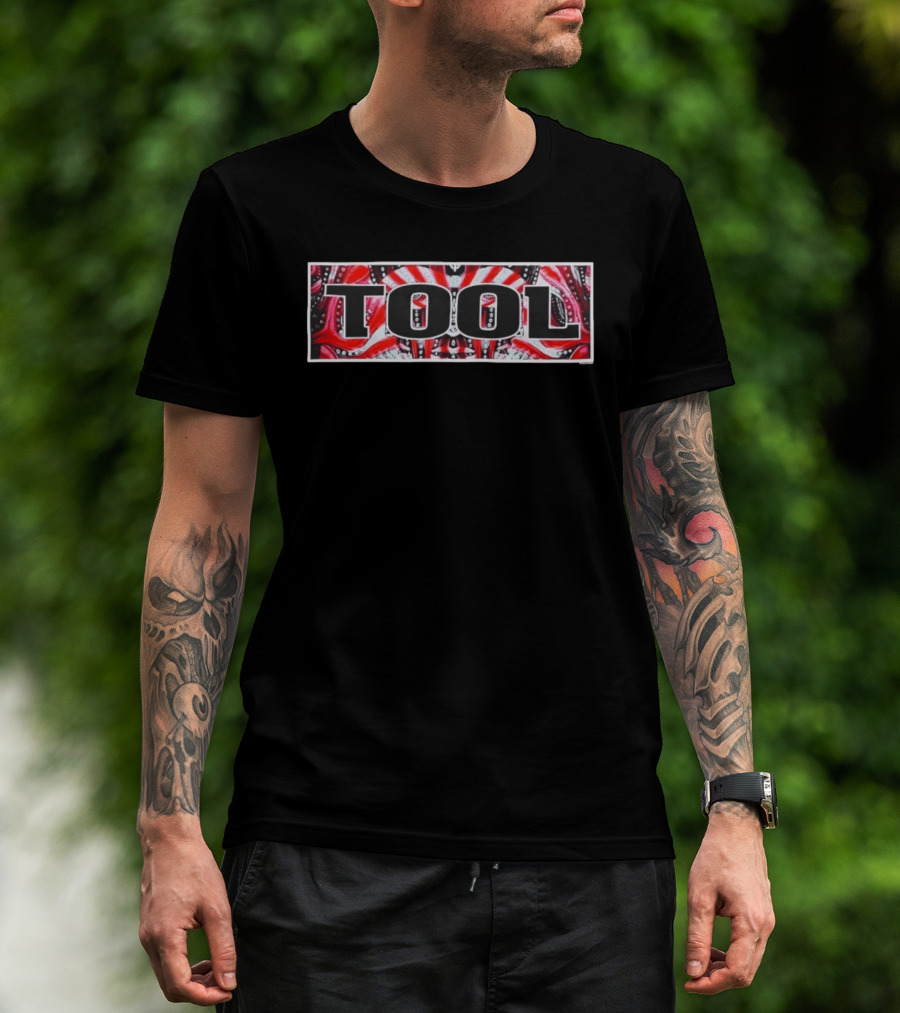 Tool 2024 Tour Psychedelic Red And Black T-Shirt