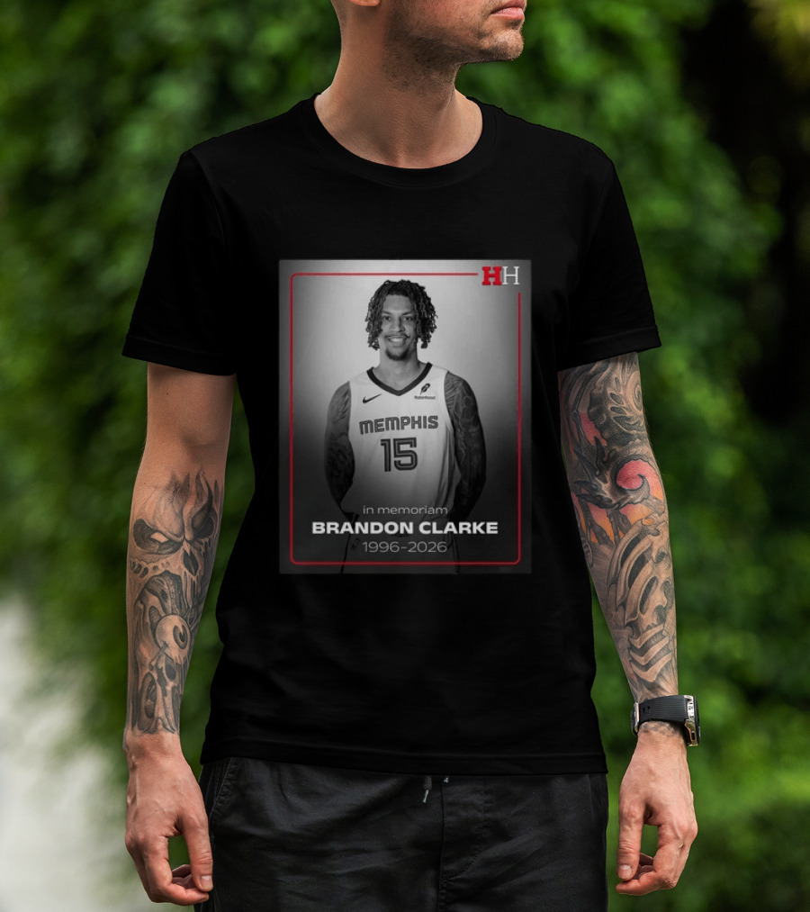In Memoriam Brandon Clarke 1996 2026 Memphis 15 T-Shirt