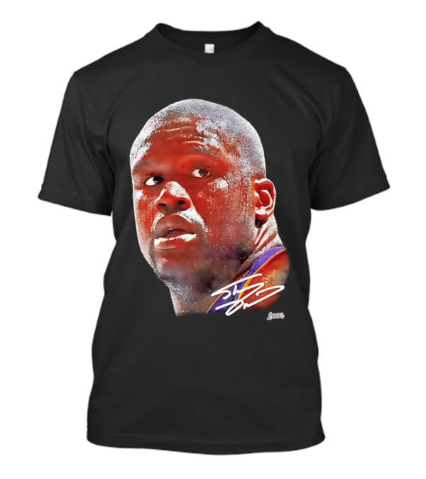 Los Angeles Lakers Shaquille O'Neal Signature Big Face Legends T-Shirt