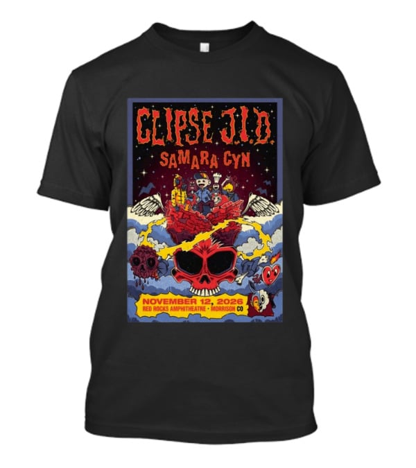 Clipse J.I.D Samara Cyn Red Rocks Amphitheatre Morrison CO November 12 2026 T-Shirt
