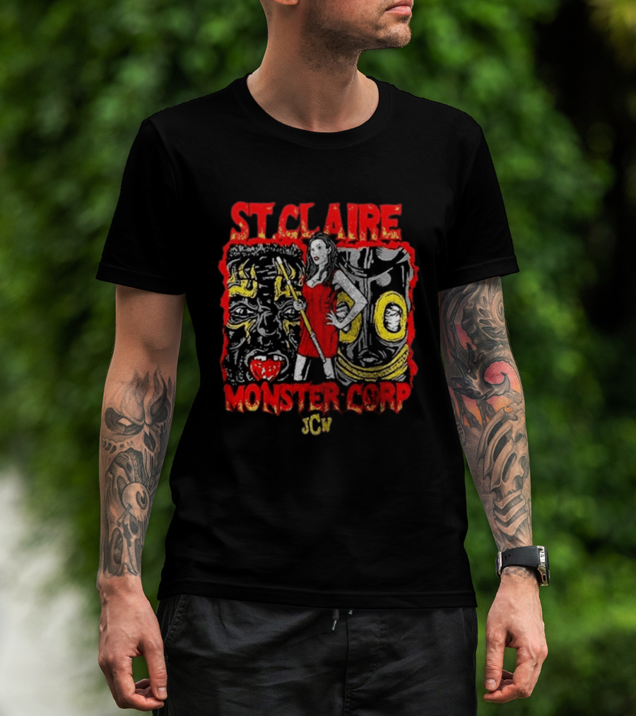 St. Claire Monster Corp JCW Horror Artistry T-Shirt
