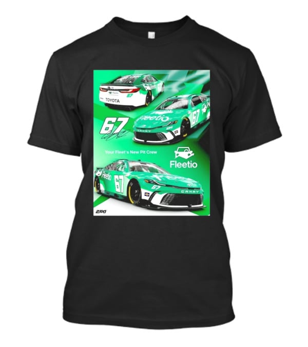 Corey Heim 23XI Racing Toyota Camry XSE Fleetio NASCAR 67 T-Shirt