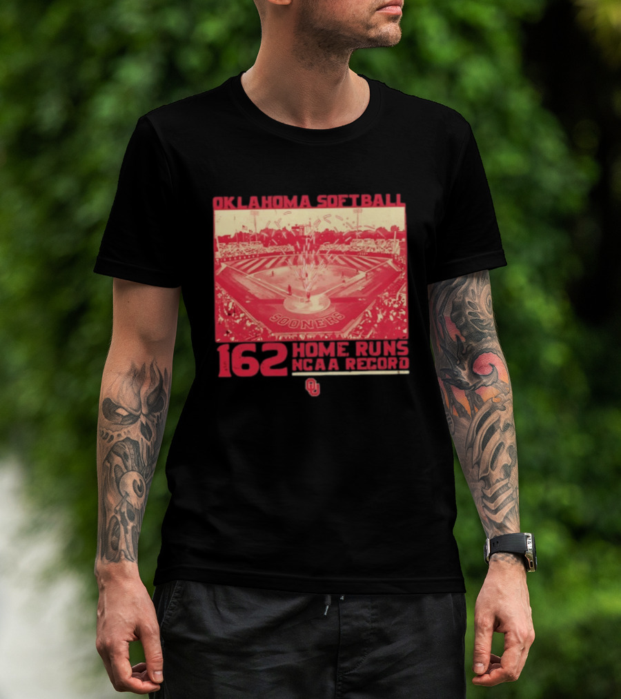 Oklahoma Softball Sooners 162 Home Runs NCAA Record Kendall Wells T-Shirt