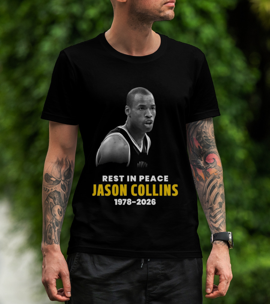 Rest In Peace Jason Collins 1978 2026 Memorial Basketball T-Shirt