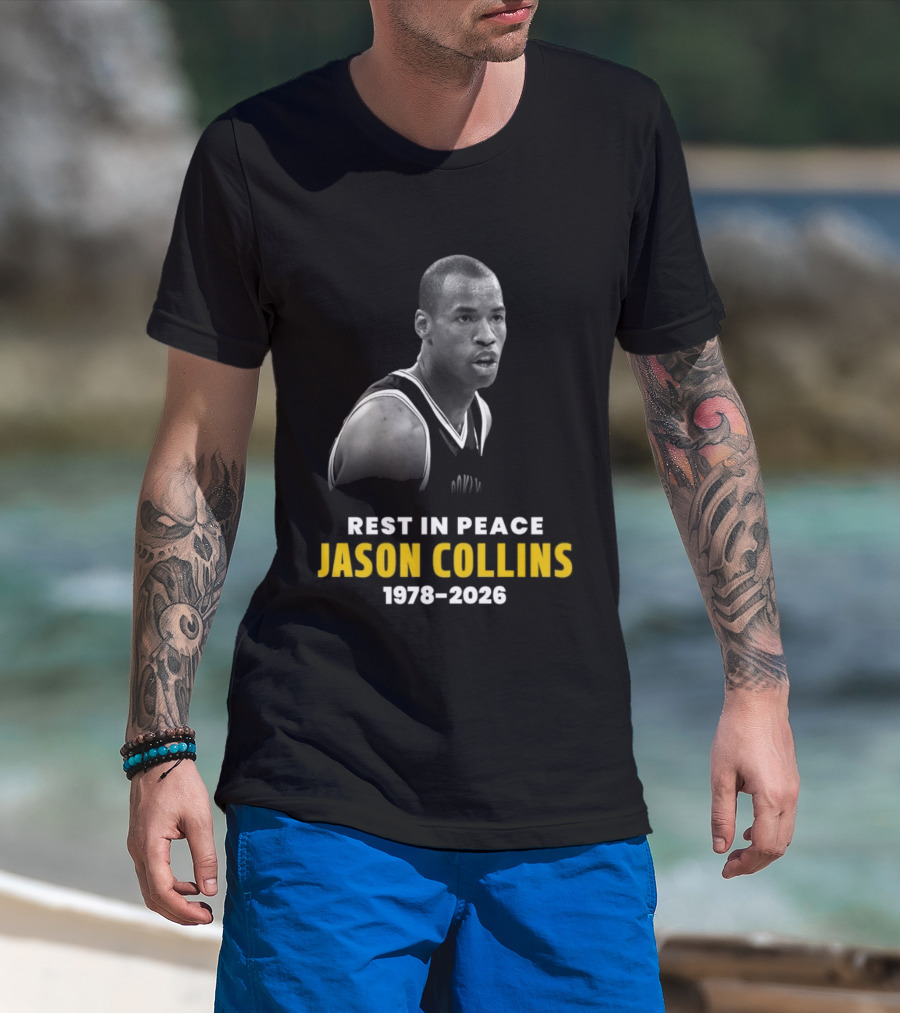 Rest In Peace Jason Collins 1978 2026 Memorial Basketball T-Shirt