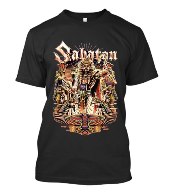 Sabaton The Legendary Tour 2026 Pop Up Collection Pharaoh Alexander Egyptian Hordes Of Khan T-Shirt