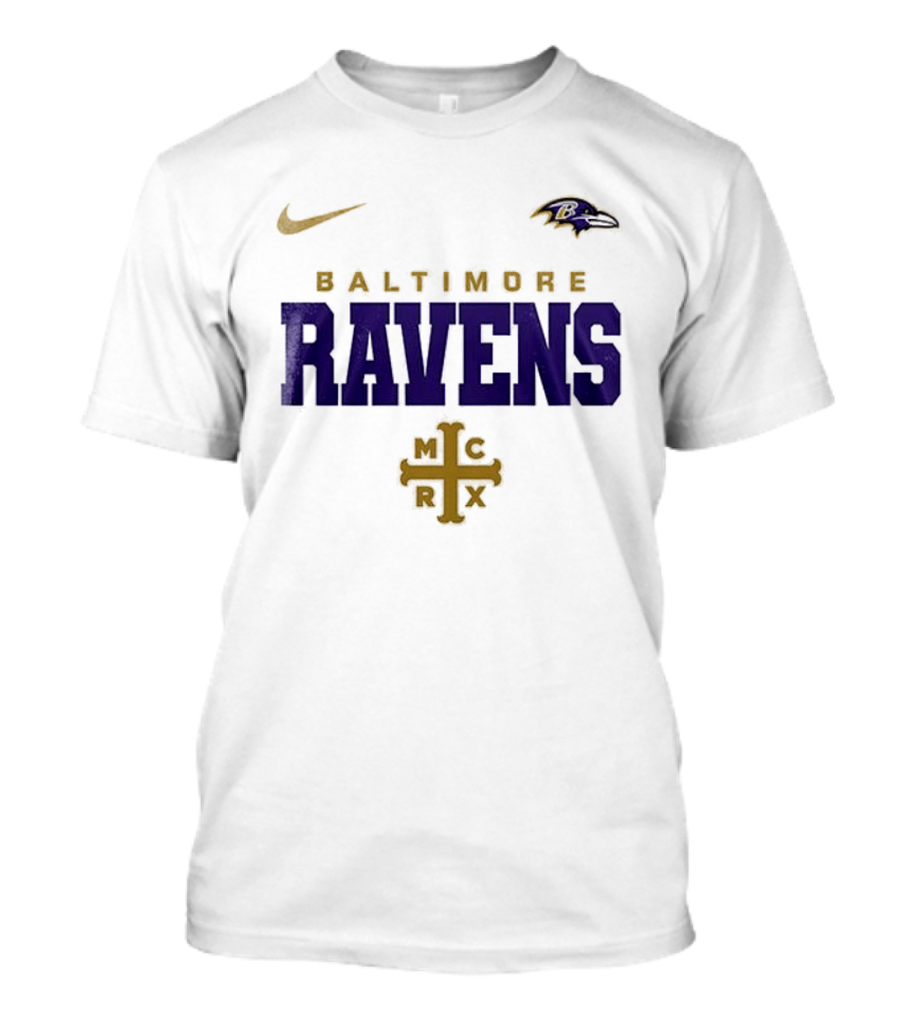 Baltimore Ravens My Chemical Romance MCRX Collaboration T-Shirt