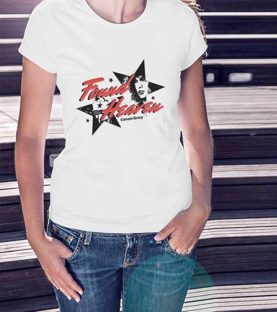 Conan Gray Found Heaven Stars Face T-Shirt