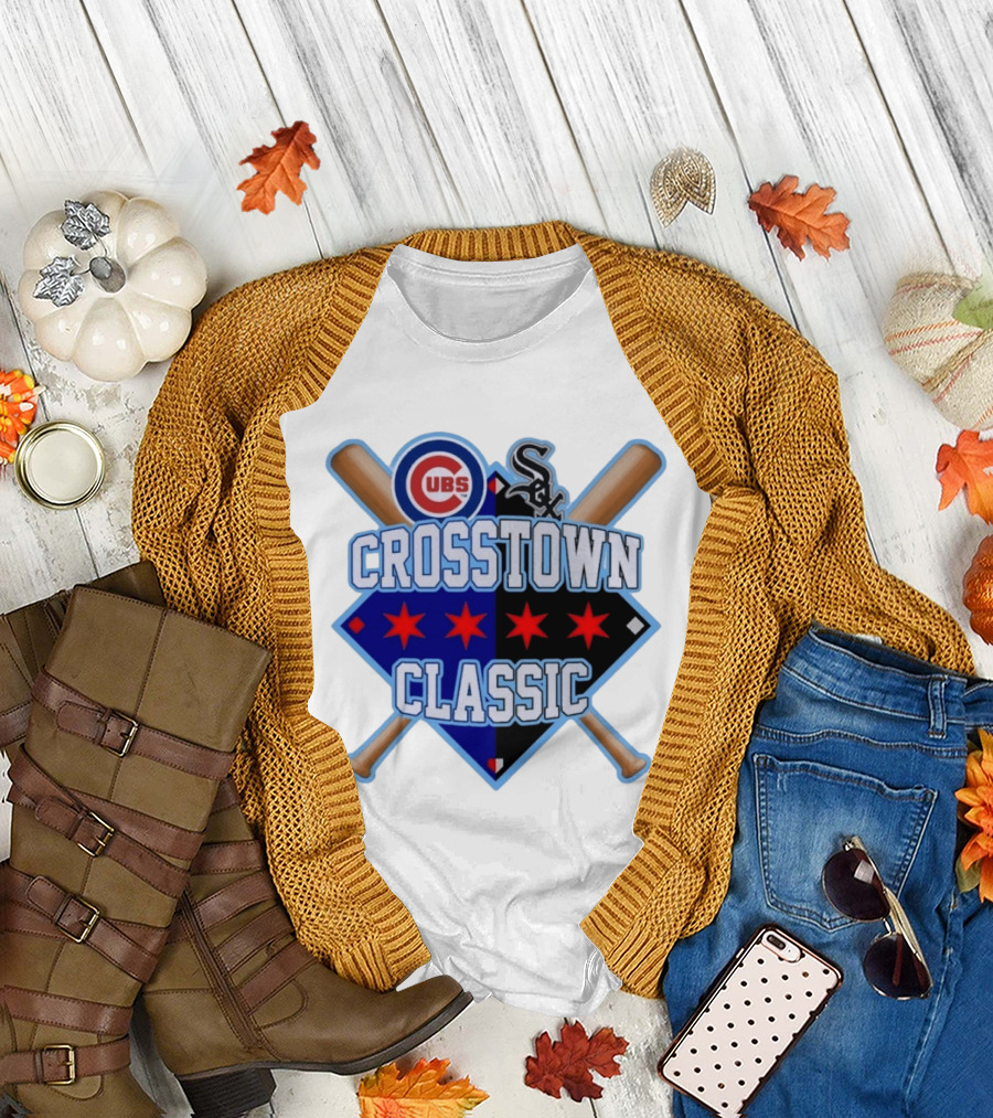Crosstown Classic 2026 Chicago Cubs Chicago White Sox Rivals Showdown T-Shirt