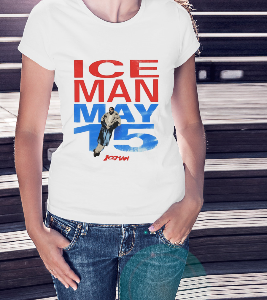 Drake Iceman May 15 Blue Red Styling 2026 Album Cover T-Shirt