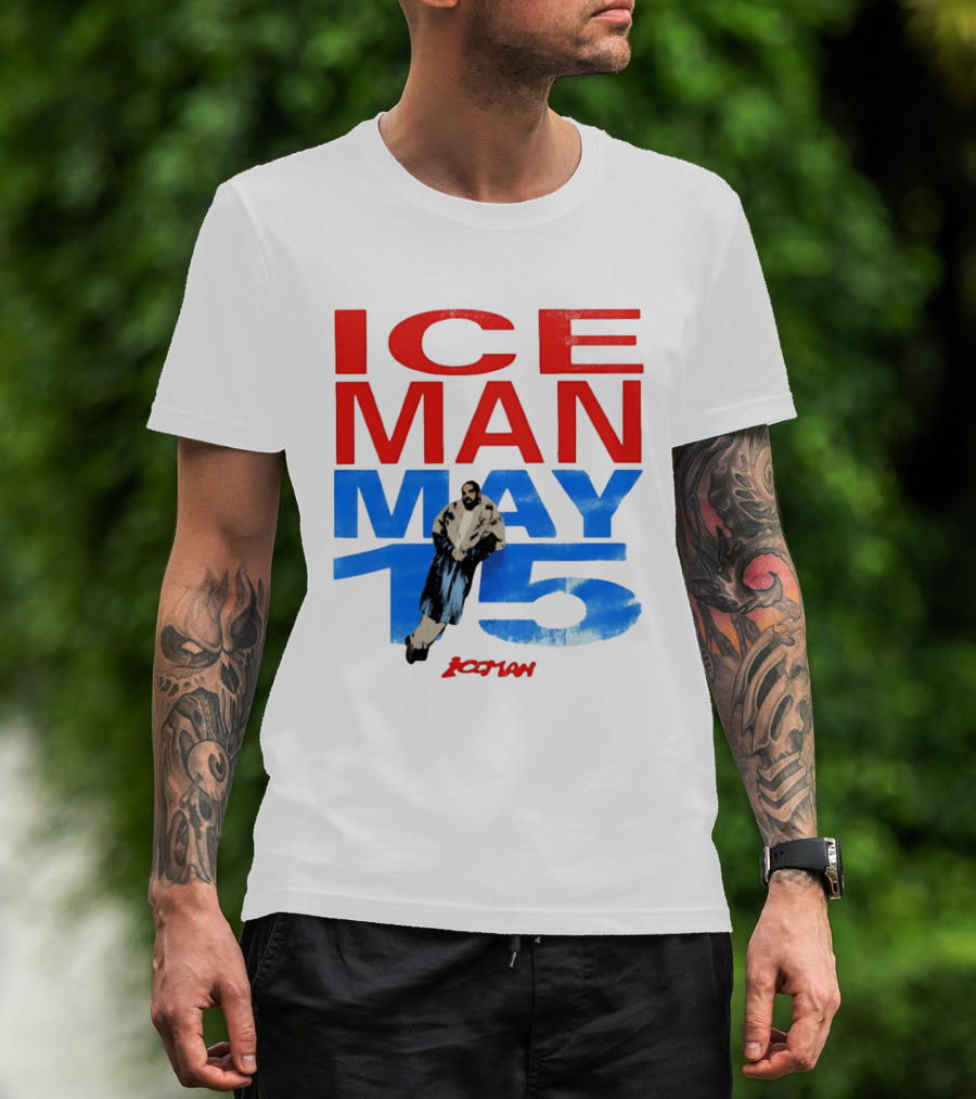 Drake Iceman May 15 Blue Red Styling 2026 Album Cover T-Shirt