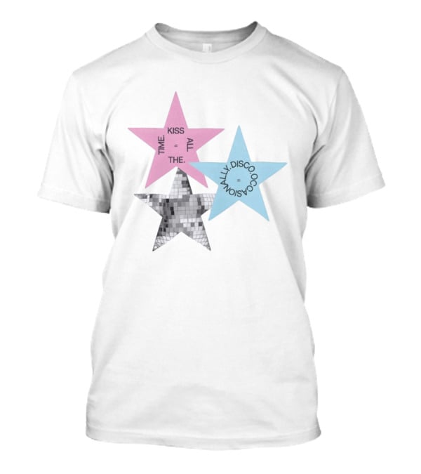 Kiss All The Time Disco Occasionally Stars T-Shirt