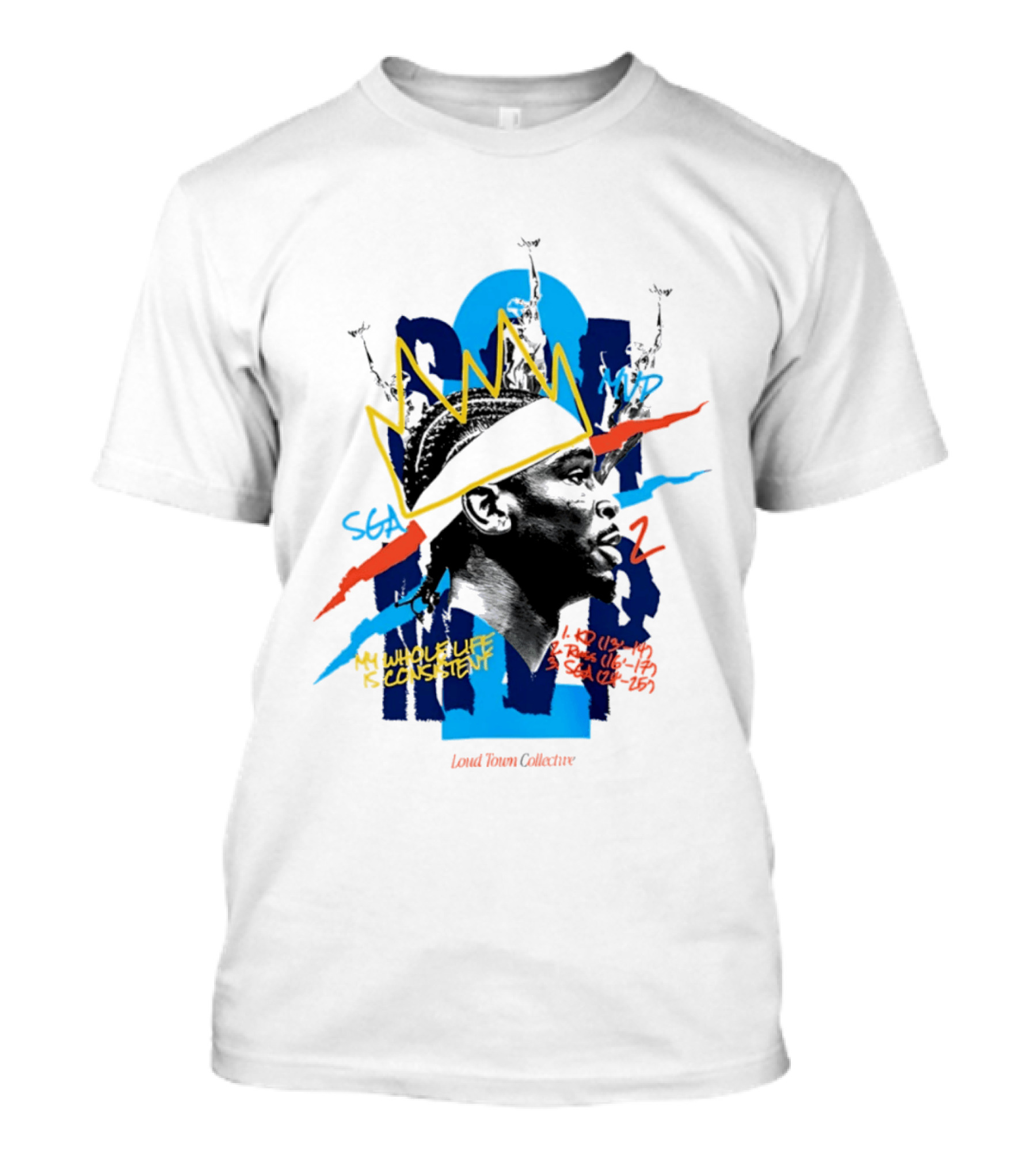 Shai Gilgeous Alexander SGA MVP 2026 Loud Team Collective T-Shirt