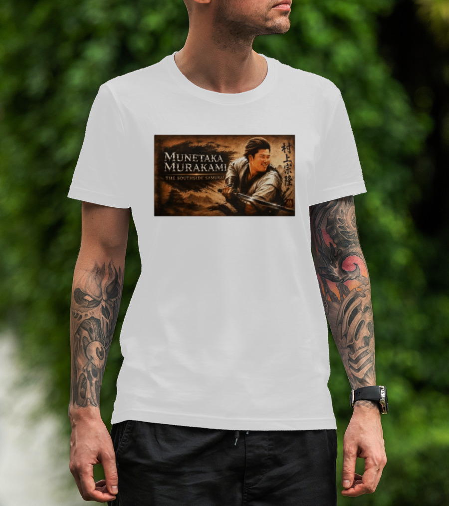 Munetaka Murakami The Southside Samurai Kanji T-Shirt
