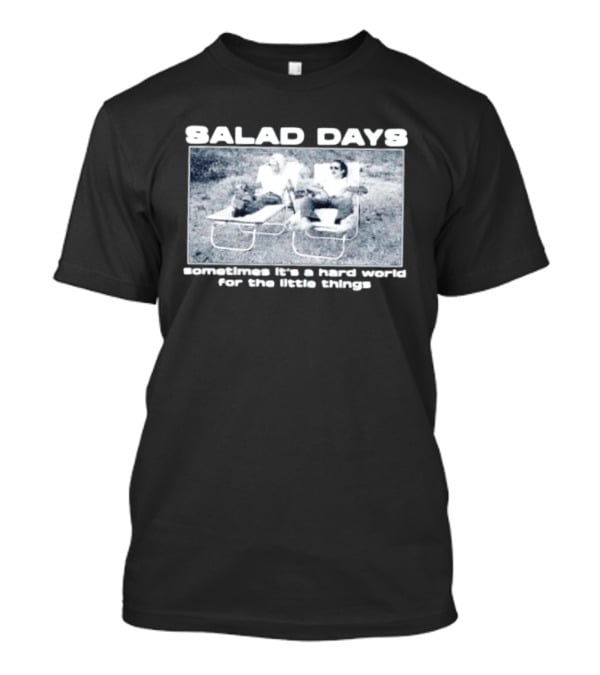 SALAD DAYS Sometimes It's A Hard World For The Little Things Vintage Lounge Chair Image T-Shirt