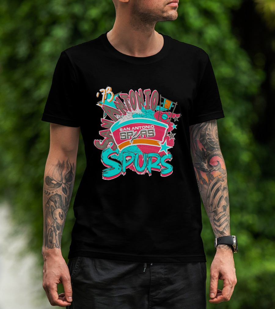 San Antonio Spurs '73 Classics Play By Play T-Shirt