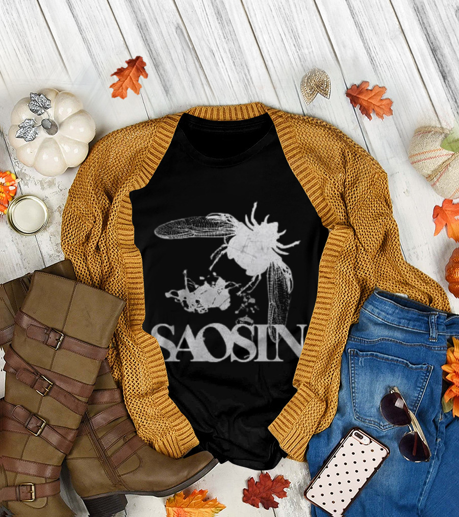 Saosin 20 Years Celebration Self Titled Album with Floral T-Shirt
