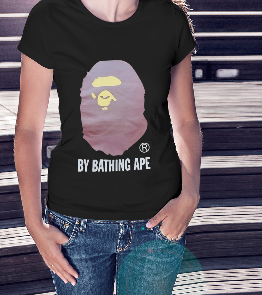 By Bathing Ape Iconic Yellow Ape Face T-Shirt