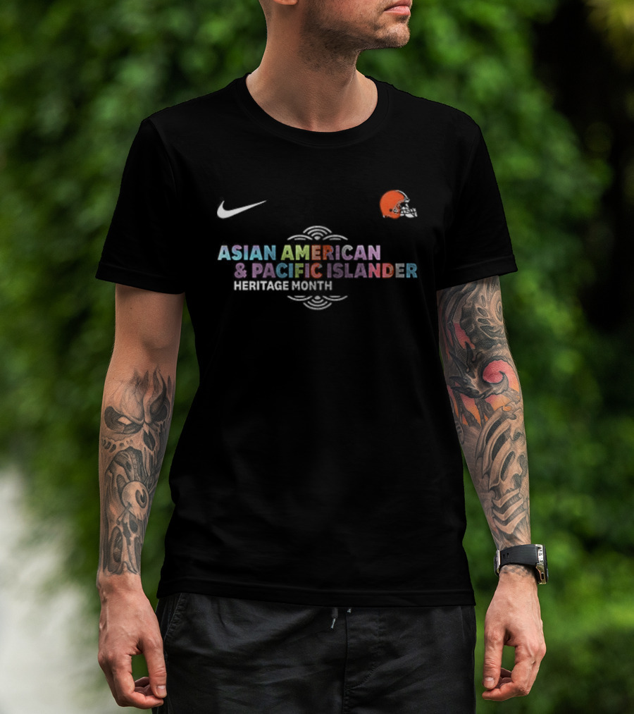 Cleveland Browns Nike Asian American Pacific Islander Heritage Month Celebration T-Shirt