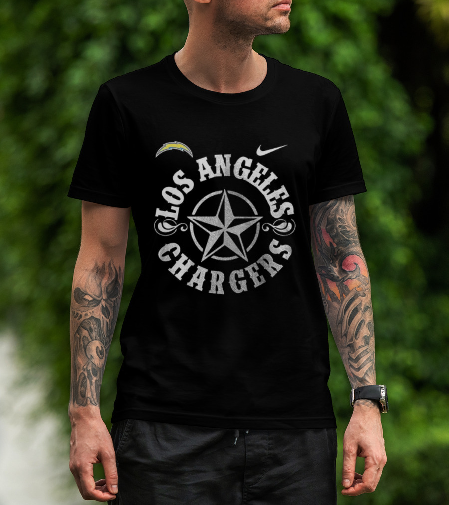 Nike Los Angeles Chargers Star Emblem Feelin' Good T-Shirt