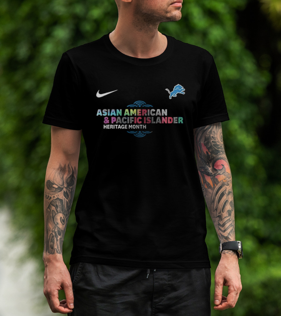 Nike Detroit Lions Asian American Pacific Islander Heritage Month T-Shirt