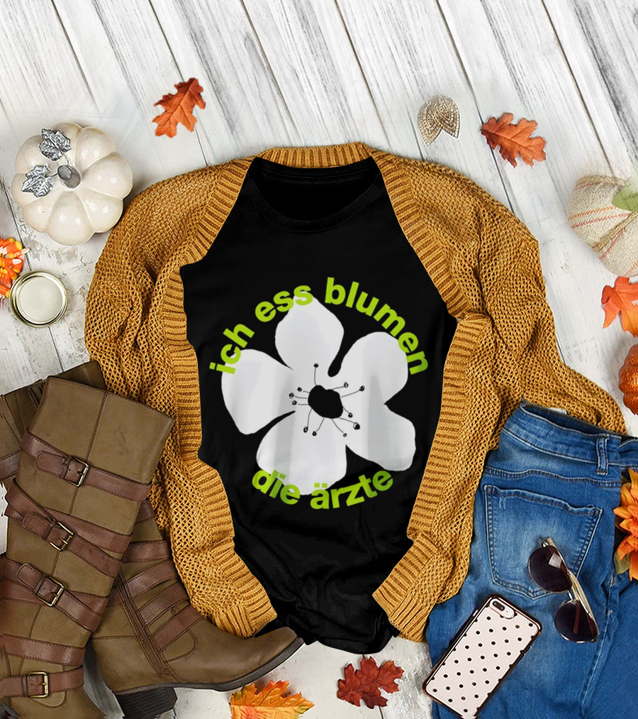 Die Ärzte Ich Ess Blumen Floral Blossom T-Shirt