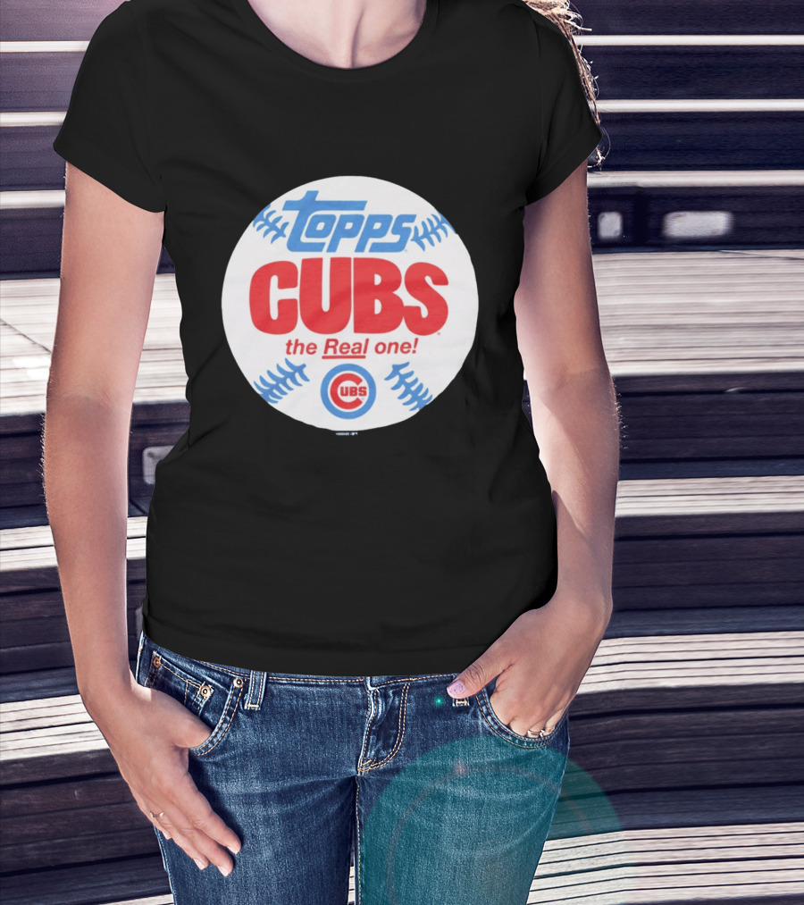 Topps Cubs The Real One Chicago Baseball T-Shirt