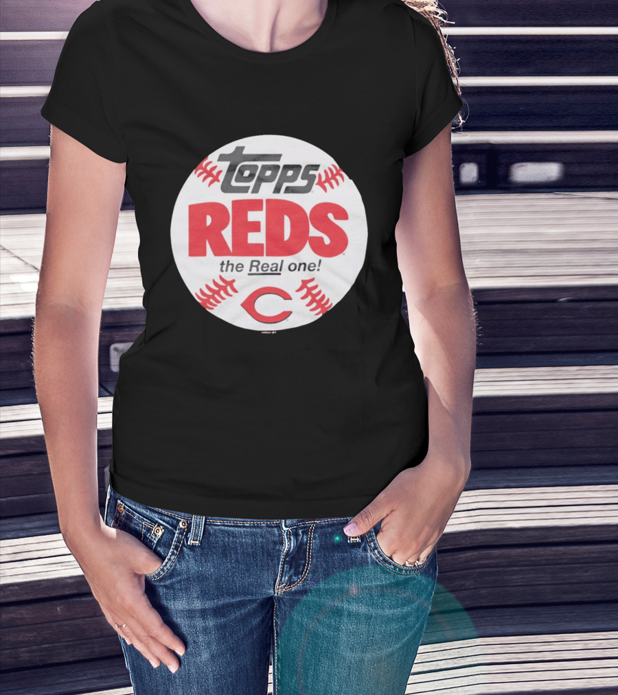 Topps Baseball Reds The Real One Cincinnati T-Shirt