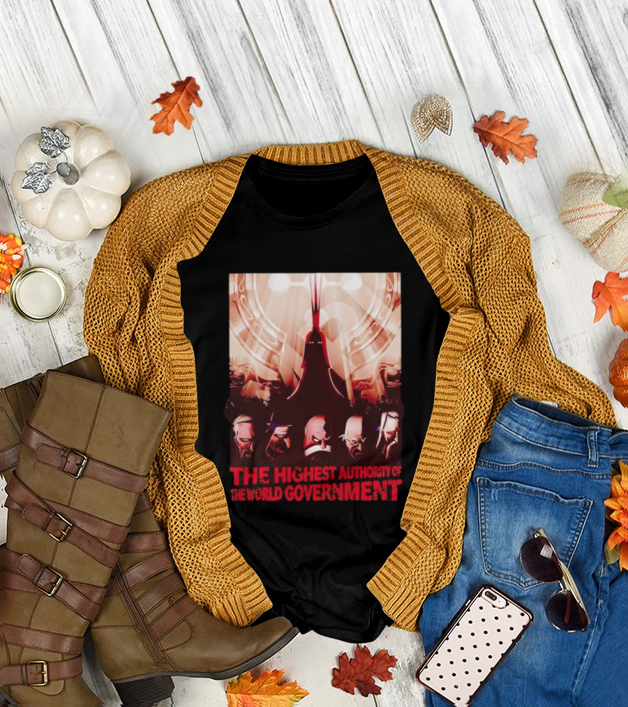 The Highest Authority of the World Government Five Elders Scene T-Shirt