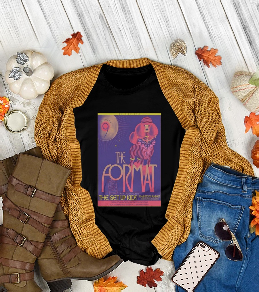 October 9 The Format with The Get Up Kids and Phantom Planet at Radio City Music Hall T-Shirt