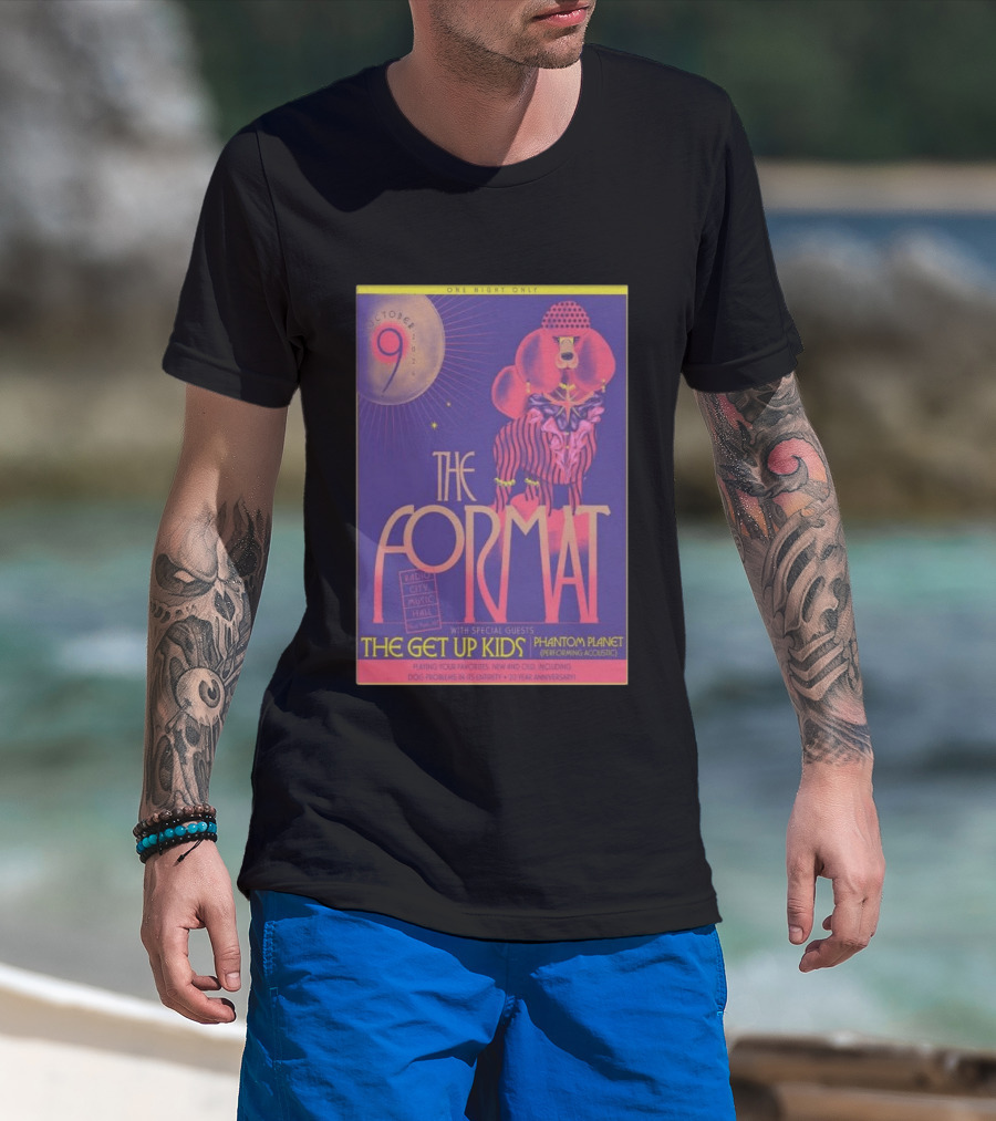 October 9 The Format With The Get Up Kids And Phantom Planet At Radio City Music Hall T-Shirt