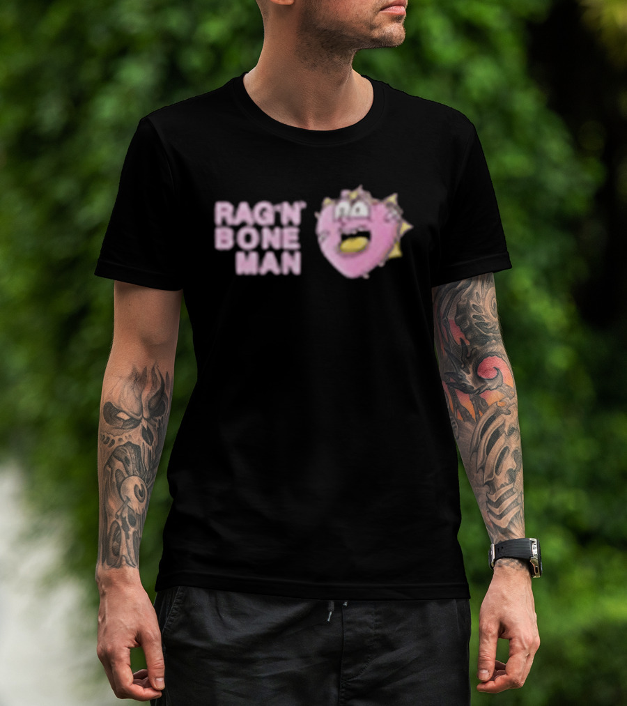 Rag'n'Bone Man Spiky Pink Donut Creature T-Shirt