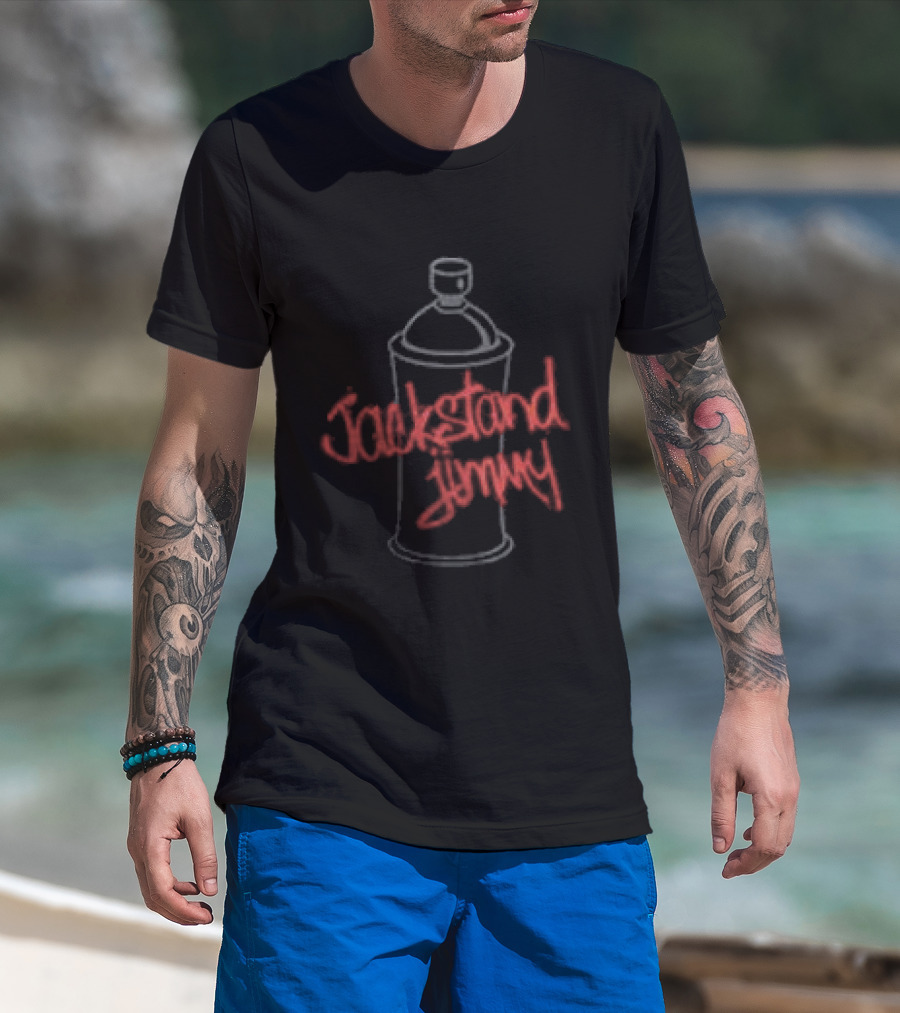 Jackstand Jimmy Turbos And Nitrous Slow And Steady Wins The Race Spray Can T-Shirt