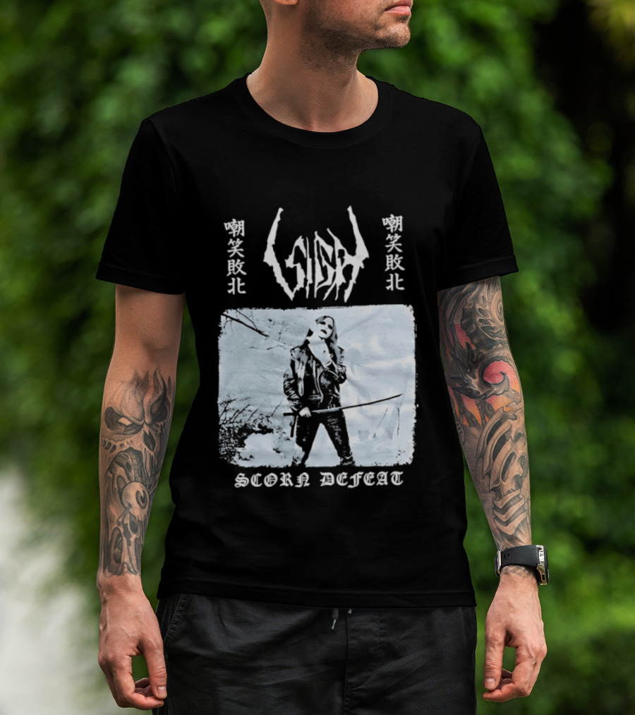 Sigh Scorn Defeat Samurai Japanese Metal T-Shirt
