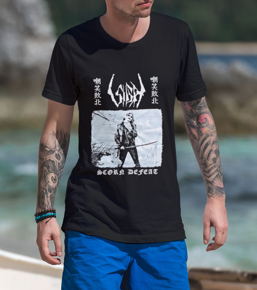 Sigh Scorn Defeat Samurai Japanese Metal T-Shirt
