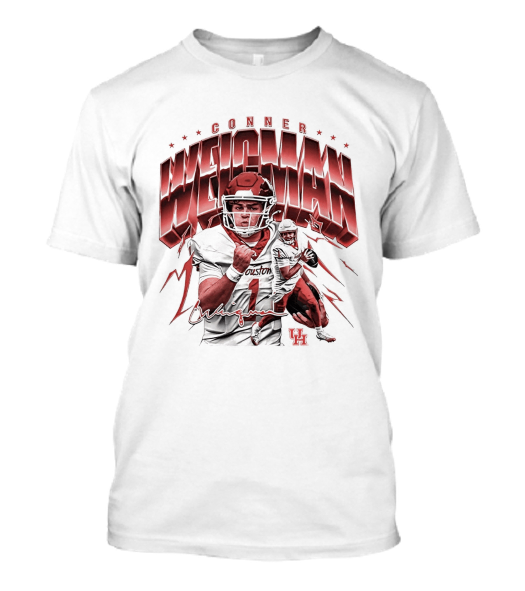 Conner Weigman Houston Cougars Football Player NCAA Team Spirit T-Shirt